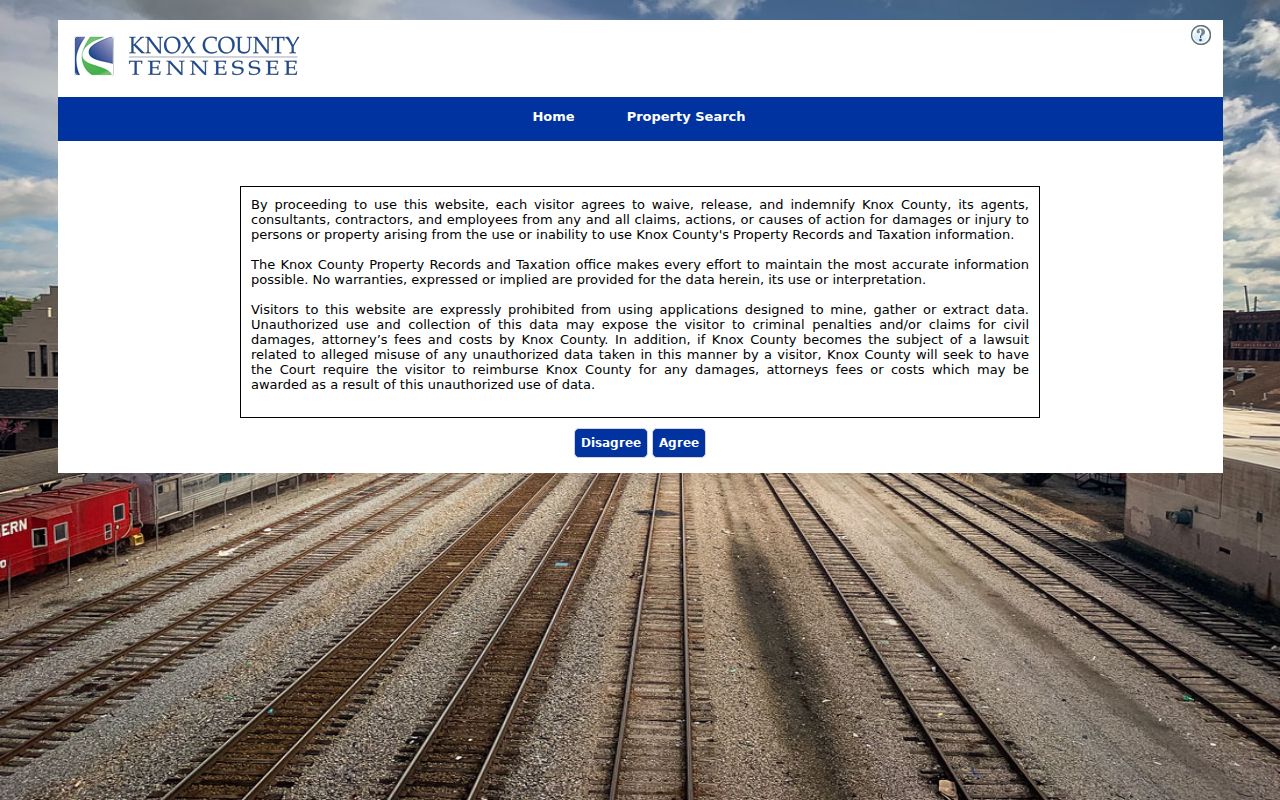 Knox County residents directory assessor property search